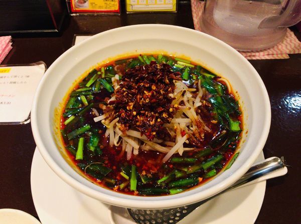 「スーパーイタリアン(ハーフ)850円＋ニラ50円＋ニンニク50円」@元祖名古屋 台湾ラーメン 味世 石神井公園店の写真