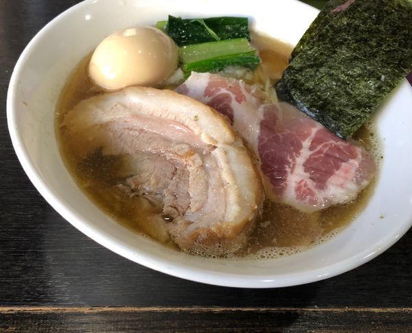 「特製煮干しそば+和え玉」@陽はまたのぼるの写真