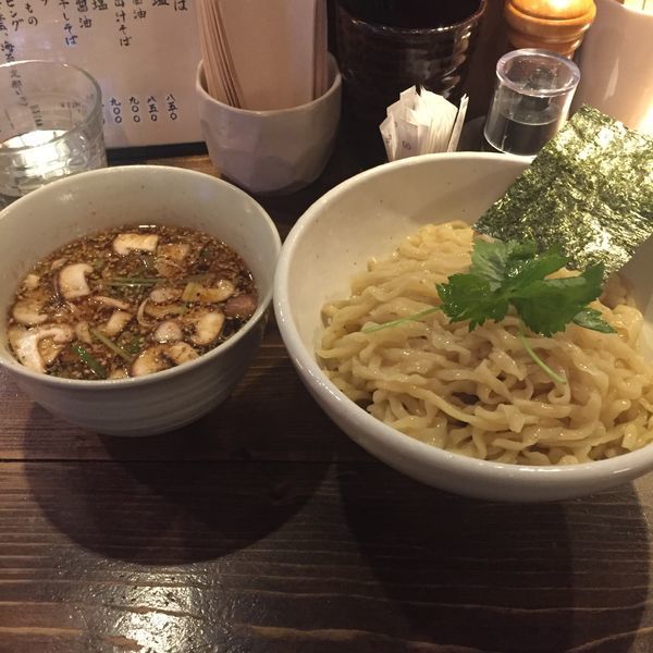 「つけそば 醤油」@神田とりそば なな蓮の写真