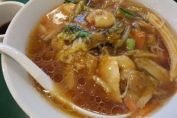 「広東麺1058円→12/28まで500円」@百香亭 野田店の写真