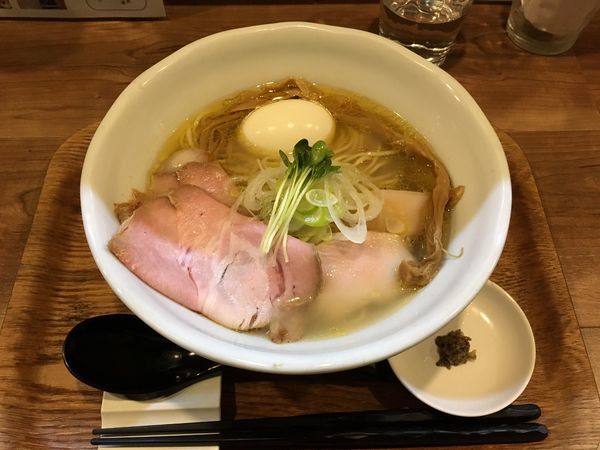 「特製貝と塩のラーメン」@ラーメン 健やかの写真
