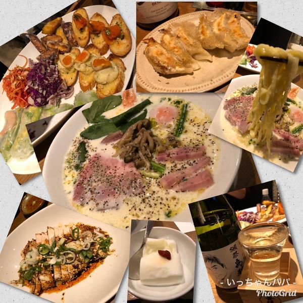 「豆乳カルボナーラ麺 宴会シメ」@中華そば 二階堂の写真