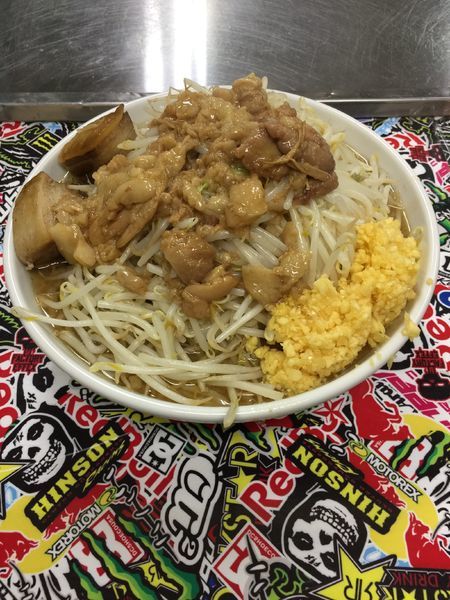 「大ラーメン豚（1000円）」@麺や 盛多の写真