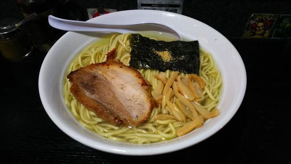 「麺が太い塩そば」@塩そば 桑ばらの写真