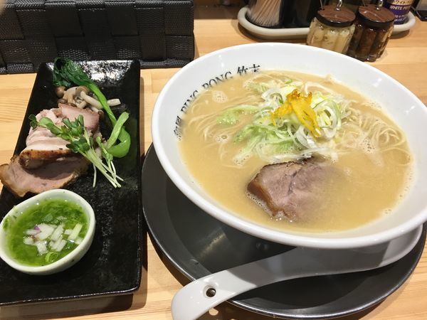 「冬の濃厚鯛潮らーめん」@和風ピンポン竹末の写真