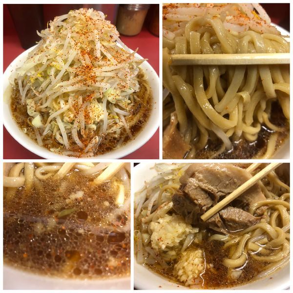 「小ラーメン 豚2枚 700円 味薄め ニンニク」@ラーメン二郎 ひばりヶ丘駅前店の写真