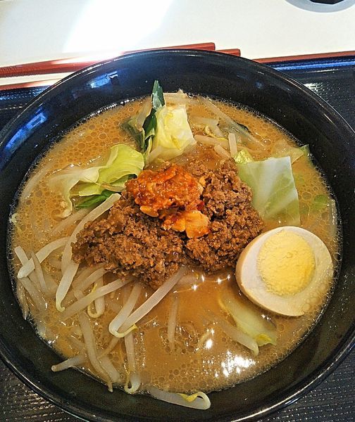 「みそとんこつ 780円」@日本平食堂の写真