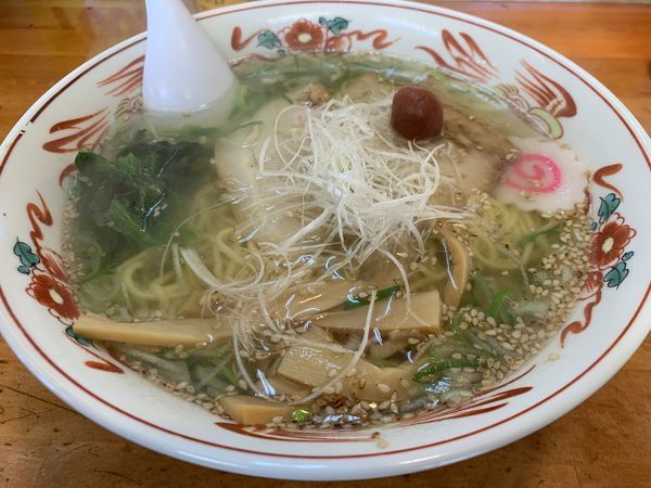 「塩らーめん 620円」@めんや 梟の写真