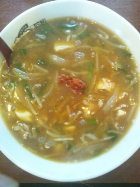 「元祖スタミナラーメン（中辛）」@ラーメンむねちゃん 羽島本店の写真