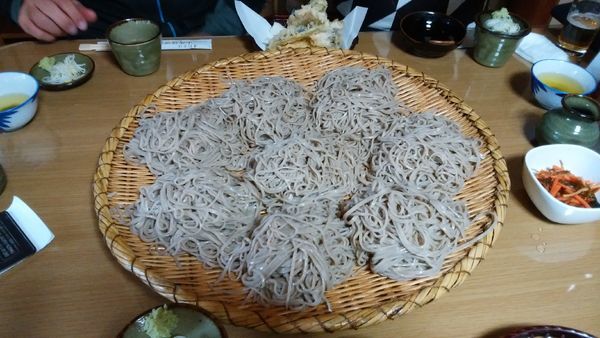 「八合そば＋季節の天麩羅」@小代行川庵の写真