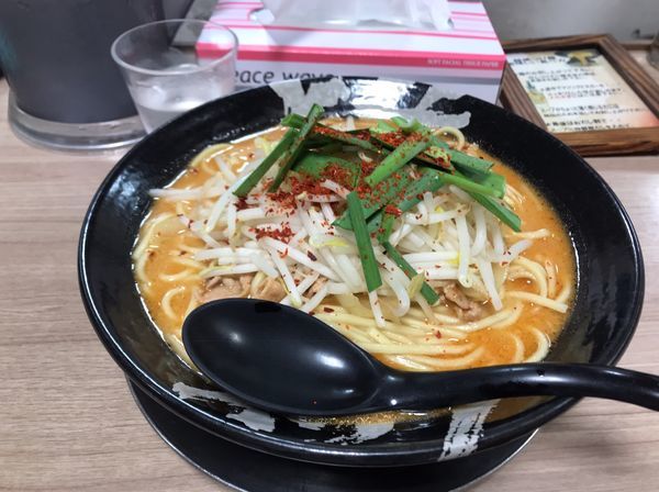 「辛味噌ラーメン」@越後つけ麺維新 大井町店の写真