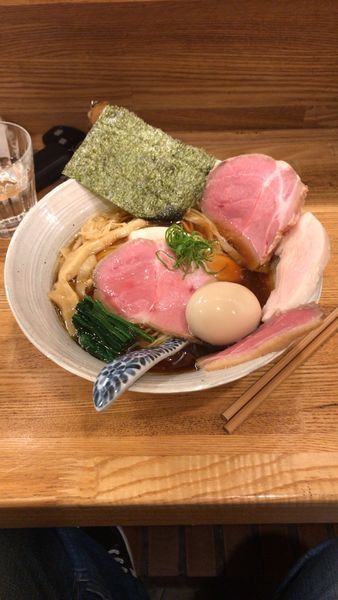 「肉増し味玉醤油」@中華そば きなりの写真