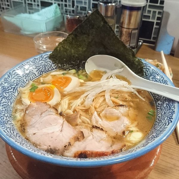 「「上」正油そば」@秋刀魚中華そば 生粋の写真