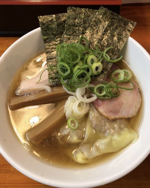 「葉月ワンタン麺1150円」@らぁめん 葉月の写真