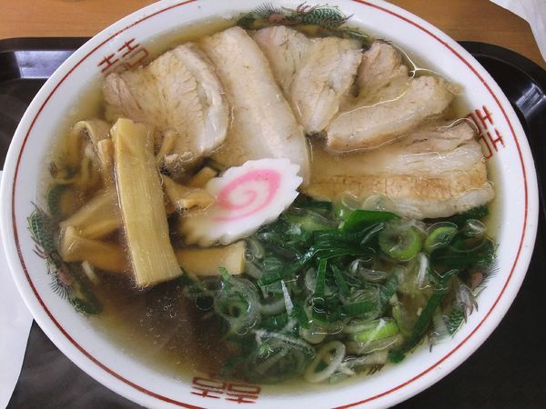 「らーめん（600円）」@喜多方ラーメン 天高盛の写真