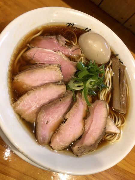 「醤油 煮玉子￥860＋中盛り￥50＋チャーシュー￥300」@麺庵ちとせの写真