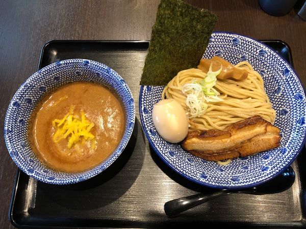 「味玉つけ麺（中盛）」@つけ麺・ふじ麺 真麺目 大山店の写真