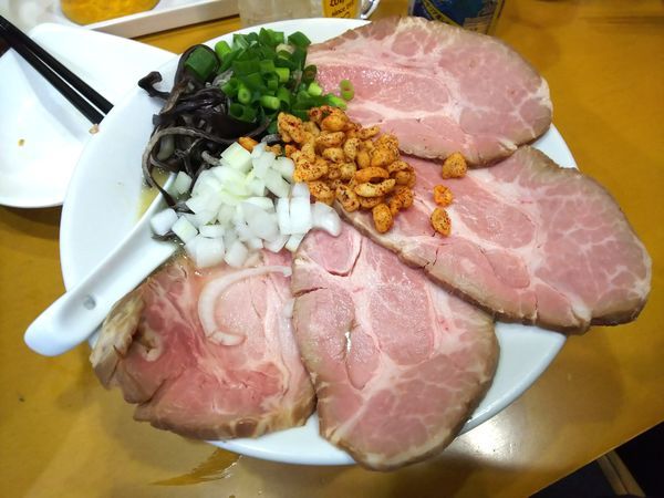 「【限定】濃厚辛チャーシューメン（辛さ抜き）　980円」@麺屋 扇 SENの写真