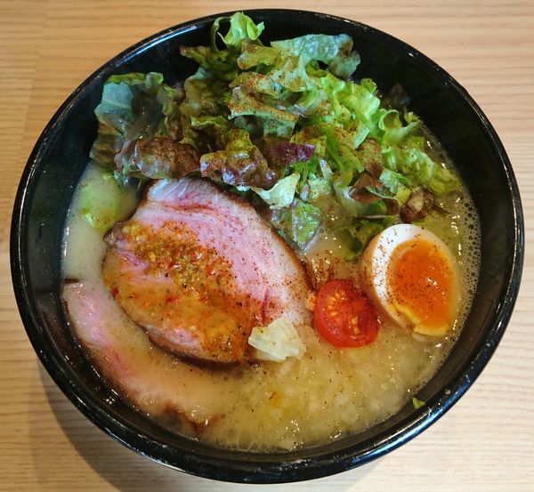 「【限定】復活の鶏白湯鶴おかバージョン」@Handicraft Worksの写真