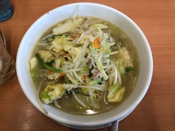 「野菜たっぷりタンメン」@日高屋 春日部東口駅前店の写真