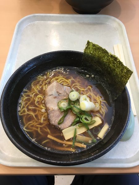 「醤油ラーメン」@麺屋 末蔵 西友厚別店の写真