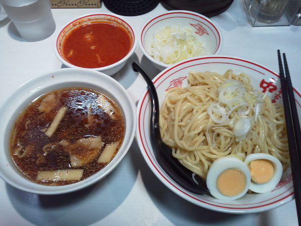 「冷やし醤油ラ大盛780+北極ス180+葱60=1020円」@蒙古タンメン 中本 西池袋店の写真