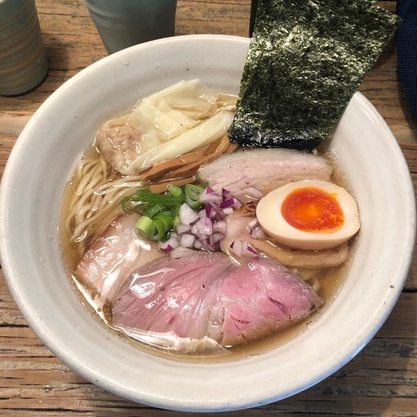 「特製醤油煮干らあめん」@Homemade Ramen 麦苗の写真