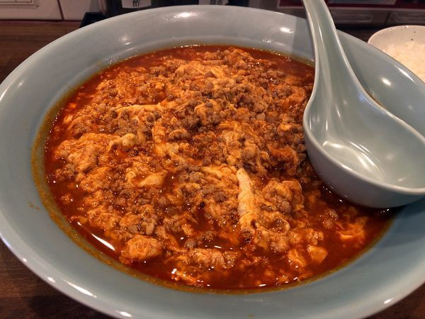 「味噌タンタンメン大辛ひき肉、たまごW」@ニュータンタンメン 蕨店の写真