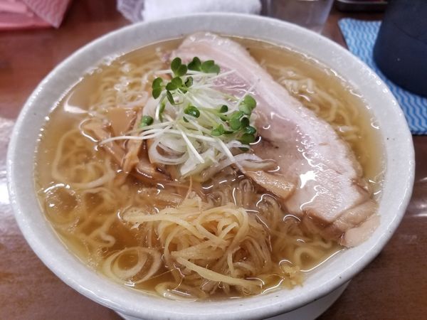 「生姜ラーメン 大盛り」@手打ラーメン まるいちの写真