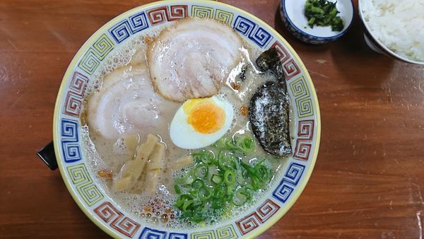 「昔ラーメン(並)」@大砲ラーメン 別府海岸通り店の写真