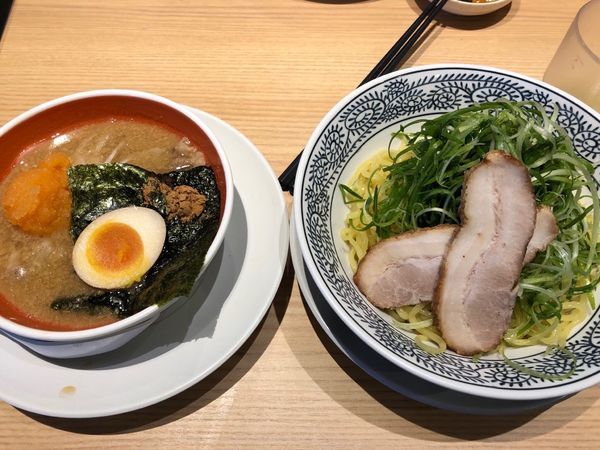 「熟成醤油つけ麺」@丸源ラーメン 相模原清新店の写真