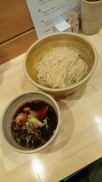 「鰹昆布出汁醤油つけ麺８５０円」@迂直の写真