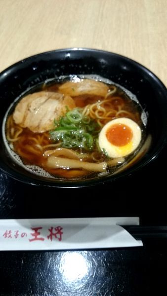 「醤油ラーメン（５１８円）」@餃子の王将 アリオ橋本店の写真