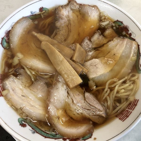 「チャーシューメン 380円」@中華そば すずきの写真