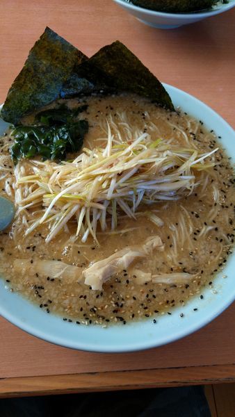 「ネギ味噌ラーメン大盛　サービス半ライス」@ラーメンショップ 足利50号店の写真