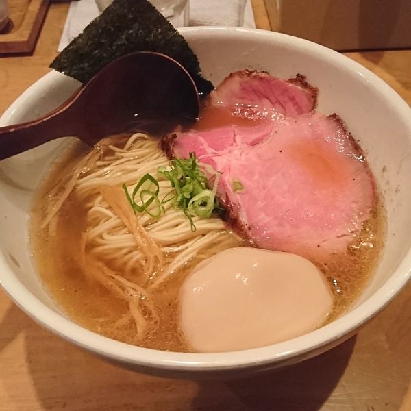 「味玉そば」@中華蕎麦 蘭鋳の写真