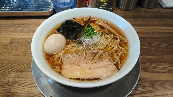 「味玉醤油の旨味ソバ」@Tomboの写真