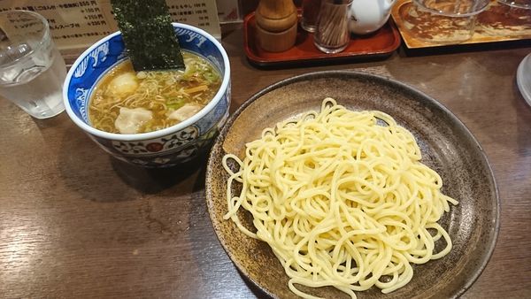 「ミックスわんたんつけめん」@麺屋 はやしまるの写真