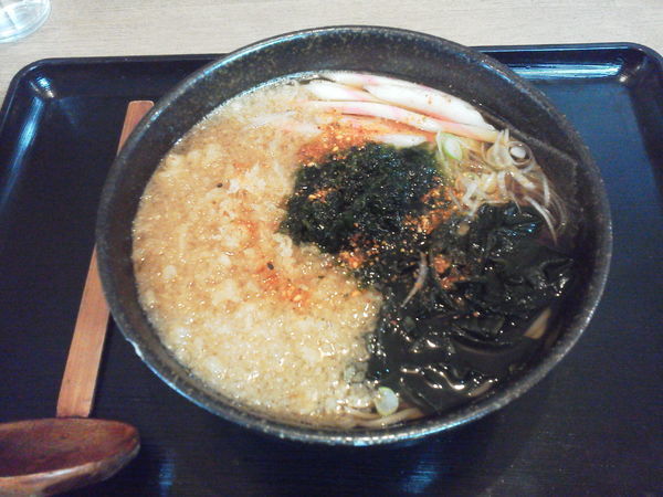 「生のり入りたぬき蕎麦 450円」@梟小路の写真