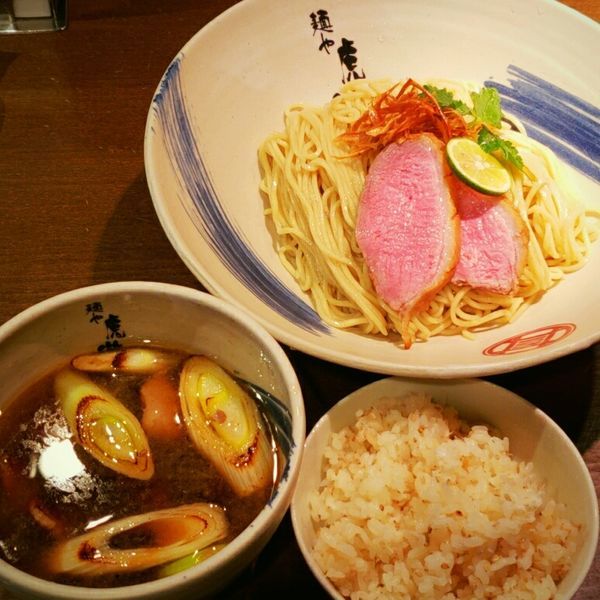 「【大晦日限定】京鴨の醤油つけ麺 １０００円」@麺や 虎徹の写真
