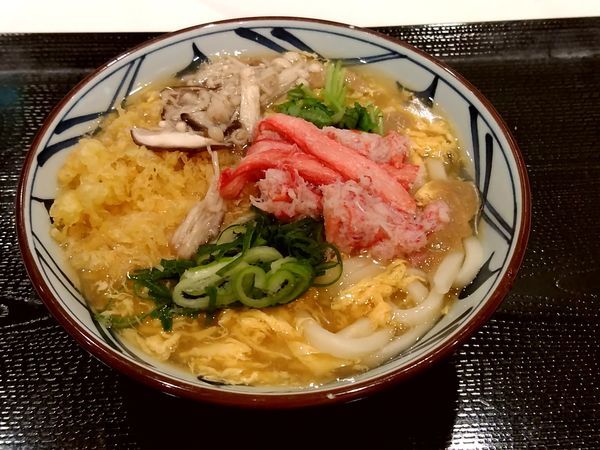 「かに玉あんかけ(並盛)690円→590円」@丸亀製麺 イーサイト高崎店の写真