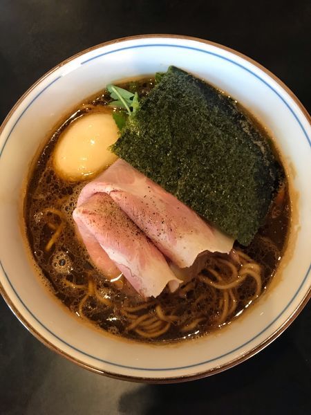 「【気まぐれ限定】 四つ葉ブラック 850円」@中華そば 四つ葉の写真