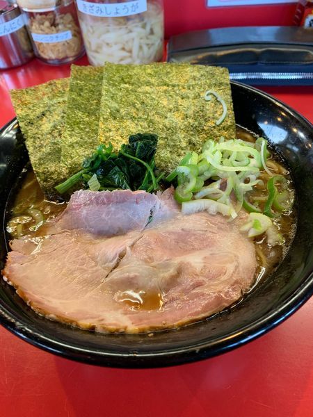 「ラーメン」@横浜ラーメン とんこつ家 鹿島店の写真