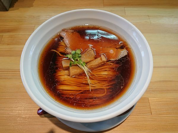 「中華そば 500円」@麺処 清水 長岡川崎店の写真