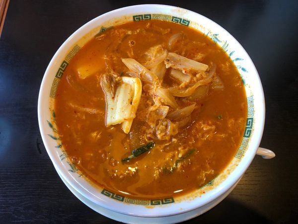「チゲ味噌ラーメン」@日高屋 春日部東店の写真