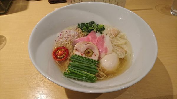 「特製塩そば」@饗 くろ㐂の写真