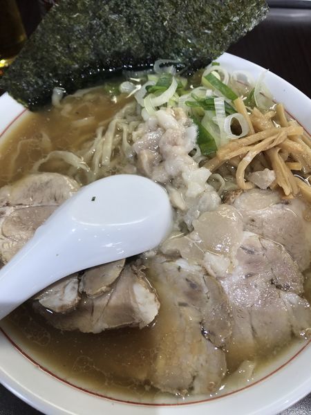 「チャーシューメン、中、身入り」@手打ち中華そば 酒田の写真