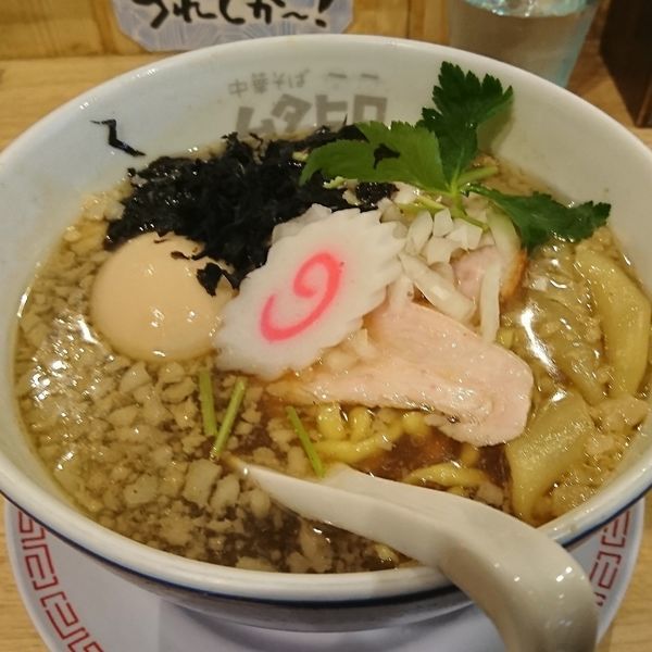 「ワハハ煮干し味玉そば」@中華そば ムタヒロの写真