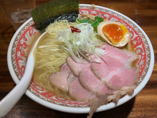 「限定 コク鶏塩そば」@純水煮干し中華そば 幻庵の写真