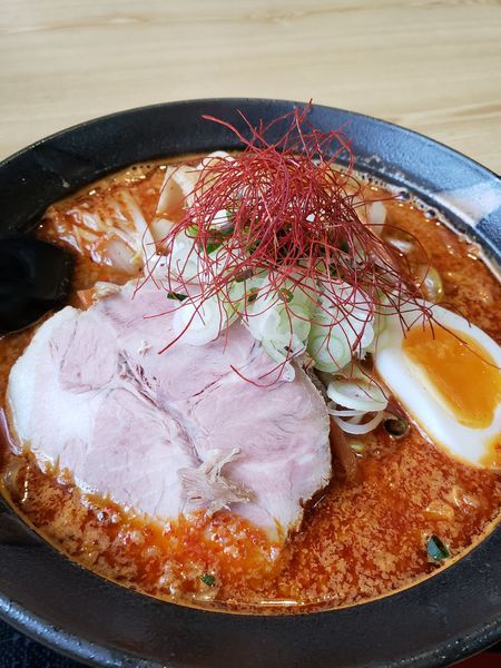 「赤池地獄麺　三丁目」@味噌麺屋 無弐の写真